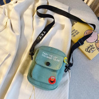 ราคา กระเป๋าสะพายข้าง พร้อมส่ง ลายการ์ตูนเอลโม่ elmo กระเป๋าผ้าเเคนวาส ใบเล็ก เเฟชั่นจากเกาหลี ปรับสายได้ ถอดสายได้ (19958452464)