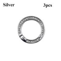 ราคา TOWER 3pcs 35มม ค่ะ หัวเข็มขัดโอริงสำหรับฤดูใบไม้ผลิ สีดำทองเงิน กลมกลมๆ กระเป๋าเข็มขัดหัวเข็มขัด ที่มีคุณภาพสูง Carabiner กระเป๋าเงินกระเป๋าถือหัวเข็มขัด (21479621770)