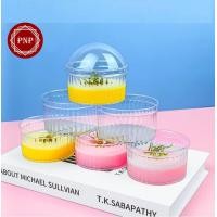 ราคา พร้อมส่ง แพ็ค 10 ใบ ถ้วยพลาสติก ฝาโดม ใส่มูส พุดดิ้ง วุ้น โยเกิร์ต (21759978864)