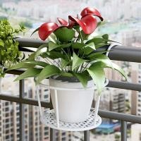 ราคา กระถางดอกไม้ ชั้นวางกระถางต้นไม้แบบเหล็ก กระถางดอกไม้เหล็กดัด แขวนกำแพง กระถางกลมแขวน (21790330402)