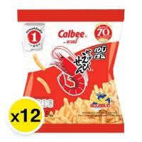 ราคา คาลบี้ ข้าวเกรียบกุ้ง รสดั้งเดิม 12 15 ก x 12 (21444290861)