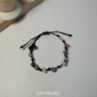 ราคา กำไลเชือกเทียน สี earth tone กำไลหินธรรมชาติ (21324389501)