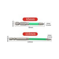 ราคา 2Pcs 65mm 110mm Magnetic Special Slotted Cross Screwdriver Bits S2 For Socket Switch Circuit Breaker Air Switch Socket Panel (21858011977)
