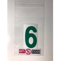 ราคา สติ๊กเกอร์ติดแผ่นป้าย Anti flash สีเขียว สำหรับป้ายปัจจุบัน ขนาด 5 8 6 Cm (18178337132)