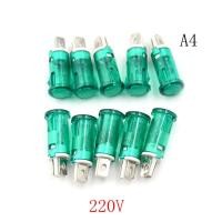 ราคา TANG Falsh Sale 10PCS Signal Lamp 10mm Red Green Yellow LED Lamp Indicator Light 12V 24V 220V (12112160627)