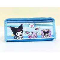 ราคา กระเป๋าใส่ปากกา กระเป๋า กระเป๋าดินสอ Pencil Bag Sanrio ลายคุโรมิ มายเมโลดี้ Kuromi My Melody น่ารัก ช่องซิป 2 ช่อง กระเป๋าใส่ปากกาลายการ์ตูนน่ารักมาก (21760911207)