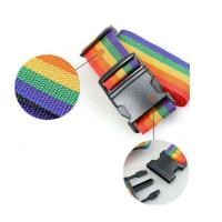 ราคา พร้อมส่งจากไทย ส่งไว สายรัดกระเป๋าเดินทางสีรุ้ง (17407145105)