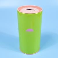 ราคา CHEF MADE Round tinplate piggy bank creative cartoon piggy bank pen holder student gift prizes metal packaging round jar (21519557622)