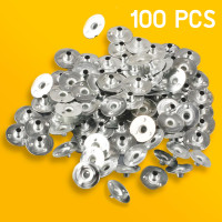 ราคา เหรียญรองไส้เทียน พร้อมส่ง ฐานใส่ไส้เทียน แพค100ชิ้น อุปกรณ์ทำเทียน ขนาด 12 5mm (13168783690)