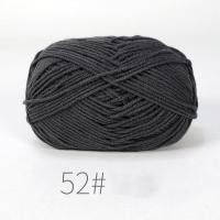 ราคา เสื้อสเวตเตอร์ถักถักผ้าฝ้ายสีขาวนม4ply 50กรัมงานหัตถกรรมเสื้อกันหนาวกำมะหยี่ใยหนา DIY (20935895035)