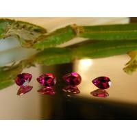 ราคา พลอย ทับทิม พม่าเทียม รูปหยดน้ำ พลอย เจียรเหลี่ยม DROP SHAPE 7x5 มม 2 เม็ด RED BURMA RUBY COLOR (17456368531)