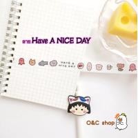 ราคา สินค้าพร้อมส่ง สติกเกอร์ เทปกาว เทปกาวลายการ์ตูน สก๊อตเทป เทปกาวกระดาษลวดลาย เทปตกแต่งไดอารี่ สติกเกอร์ม้วน เทปน่ารัก เทป (10151234982)