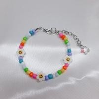 ราคา กำไลลูกปัด กำไลข้อมือลูกปัดน่ารัก สร้อยข้อมือลูกปัดมีโซ่ปรับขนาด (21383306701)