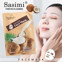 ราคา เจ้าแรกในไทย sasimi face mark แบบซอง ซาซิมิ มาร์คหน้า มาส์กหน้า face mask สูตรผลไม้ และ หอยทาก พร้อมส่งทั้ง 6 สูตร (8959759150)