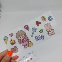 ราคา สติกเกอร์ ลายการ์ตูน น่ารัก ตกแต่ง DIY ราคา 1 แผ่น สติ๊กเกอร์การ์ตูนน่ารัก สติกเกอร์ไดคัท สติ๊กเกอร์ไดคัท (10729666196)