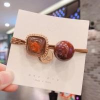 ราคา KaragateShop ยางรัดผมคริสตัลทรงสี่เหลี่ยมย้อนยุคสไตล์เกาหลี ยางมัดผม ยางรัดผมเกาหลี (16157136022)