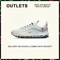 ราคา กล่องที่สมบูรณ์ Nike Air Max 97 White Green Running Shoes CZ5607 100 รับประกัน 1 ปี (21887076895)