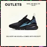 ราคา กล่องที่สมบูรณ์ Nike Air Max 270 Blue Running Shoes AH8050 003 รับประกัน 1 ปี (21887258939)