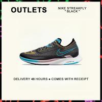ราคา กล่องที่สมบูรณ์ Nike Streakfly Black Running Shoes DV1034 010 รับประกัน 1 ปี (21887274997)
