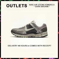 ราคา กล่องที่สมบูรณ์ Nike Air Zoom Vomero 5 Dark Brown Running Shoes FB8825 001 รับประกัน 1 ปี (21887938110)