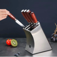ราคา Germany Zwilling knives home kitchen kitchen chopper set stainless steel slicing knife chopping bone knife 7 piece set (21602007641)