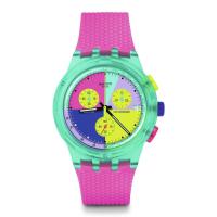 ราคา นาฬิกา Swatch Chronograph SWATCH NEON FLASH ARROW SUSG408 (21828274032)