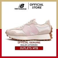 ราคา New Balance NB 327 Running Shoes for women sneakers White Grey Pink WS327AL (21784657290)