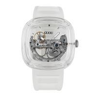 ราคา GUOU 8230 สายรัดซิลิโคนสี่เหลี่ยมใสแฟชั่นนาฬิกากลไกนาฬิกาผู้หญิงแบบสบายๆหล่อ ส่งกล่องนาฬิกาที่สวยงาม (19850365899)