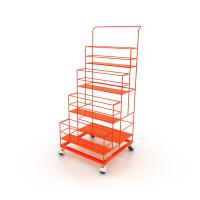 ราคา Kefva ชั้นวางขวด 4 ชั้น มีล้อเลื่อน ขนาด 44x44x96 cm วางขวดน้ำมันเครื่อง ขวดน้ำอัดลม ขวดสเปรย์ ใส่ขวดมาตรฐานได้ 20 ขวด (21537724362)