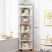 ราคา Spring home ชั้นวางของ ตู้เก็บของไม้ 180CM ชั้นวางของเข้ามุม แผ่นไม้คุณภาพ แข็งแรง (21595039742)