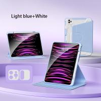 ราคา Dual layer 2in1 Protective Case for iPad Air4 Air5 Pro11 High Hardness Plastic Liquid Silicone Material Detachable design 360 Degree Rotation (21830943147)