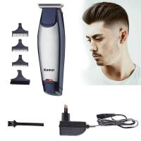ราคา 3 in 1 มืออาชีพ clipper ผมแบบชาร์จไฟได้ 0 มิลลิเมตรหัวล้าน clipper ผมตัดผม clipper ผมด้วยสายชาร์จ KM 5021 ปิดเสียง clipper ผมผู้ใหญ่ (1708960363)