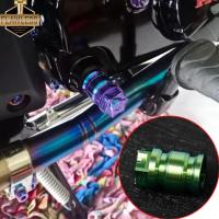 ราคา ชุดอะไหล่ Honda Wave 110i แบบไร้ที่ติตัวครอบจานเบรคหน้าหลังทำจากไทเทเนียมชุดเกียร์ตัวกรองอากาศซ้ายขวาพร้อมสลักเกลียวถังน้ำมันเชื้อเพลิงปี Gr5 (18655975495)