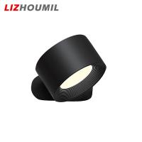 ราคา LIZHOUMIL โคมไฟติดผนัง USB ควบคุมแบบสัมผัสหมุนได้ลูกบอลแม่เหล็ก360 โคมไฟติดผนังชาร์จแบบไร้สายสำหรับอ่านข้างเตียง (20491282129)