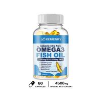ราคา ผลิตภัณฑ์เสริมอาหารน้ำมันปลา มี EPA และ DHA บำรุงข้อต่อ สายตา สมอง และผิวหนัง 30 60 120 (21759197625)