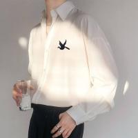 ราคา เสื้อเชิ้ตชาย เสื้อเชิ้ตแขนยาว เสื้อเชิ้ตชายแขนยาว เสื้อเชิ้ตผู้ชาย ปัก เสื้อทำงานชาย เสื้อแขนยาวทำงาน M L XL (18619855109)