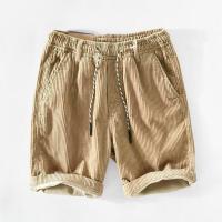 ราคา MNO 9 Short Pants 9134 กางเกงขาสั้นชาย ผ้าลูกฟูก เอวยางยืด มีสายผูก กางเกงคาร์โก้ขาสั้น กางเกงฤดูร้อน กางเกงขาสั้นชาย2024 (21485570937)