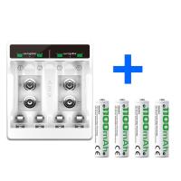 ราคา Yonii N4119 AA2800 AAA1100mah 9V Ni Mh เครื่องชาร์จ ถ่านชาร์จ 9V แบตเตอรี่ชาร์จ 9 โวลต์ 8 4V Li ion แท่นที่ชาร์จถ่าน Battery Charger (21780302167)