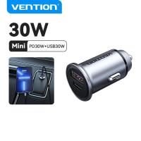 ราคา Vention ที่ชาร์จแบตในรถ Type C PD 30W 20W 18W PC4 0 QC3 0สำหรับ iPhone 15 14 13 Pro Max iPad Pro 2021 S23 Samsung S22 HuaWei Vivio RedMi ที่ชาร์จแบตในรถเร็ว (21715666815)