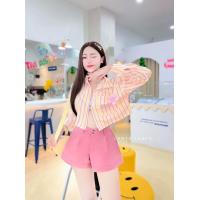 ราคา เซทเสื้อแขนยาวซิปหัวใจ กระเป๋าเสื้อปักลาย LOEW มาพร้อมกระโปรงเอวสม็อค กระเป๋าข้าง เกาหลี เกาใจ มากค่าา (21318798513)