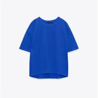 ราคา เสื้อยืด Oversized ป้าย Zara เสื้อยืดคอกลม คอกลม ทรงหลวม เสื้อยืดผู้หญิง ใส่สบาย เสื้อแฟชั่น ผ้านุ่ม ทิ้งตัวดี เสื้อครอป ใส่เล่น ใส่เที่ยว (18548480540)