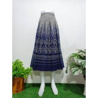 ราคา ผ้าโปรงจีบทวิส ผ้าฝ้ายพิมพ์ลาย เอวสม็อคหลัง (21453684803)
