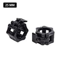 ราคา ตัวล็อคคานบาร์เบล ขนาด25mm 1คู่ Barbell Buckle Barbell Clamps (21602039279)
