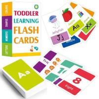 ราคา ABC Flash Cards 58PCS Waterproof Flashcards Learn Letters Colors Numbers Shapes Animals Preschool Sight Words Flash Cards Kindergarten Learning Toy method (16836809839)