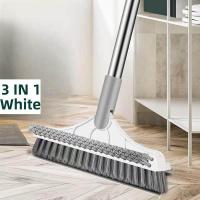 ราคา แปรงขัดพื้น 3in1 แปรงขัดพื้นด้ามยาว พร้อมที่รีดน้ำในตัว แปรงขัดห้องน้ำแปรงล้างห้องน้ำ แปรงถูพื้น แปรง ทําความสะอาดรอยแยก แปรงขัดพื้นด้ามยาว (21520425490)