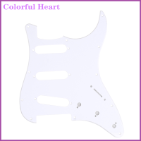 ราคา รอยขีดข่วนแผ้น Pickguard กีตาร์ไฟฟ้าหัวใจสีสันสดใสสำหรับ Strat Stratocaster (20820045412)