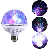 ราคา BHQ ไฟดิสโก้เทค หลอดไฟดิสโก้ ตกแต่งคริสต์มาสหมุนคริสตัล ไฟปาร์ตี้ 7 สี RGB LED (21830236262)
