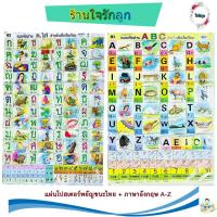 ราคา แผ่นโปสเตอร์พยัญชนะไทย ภาษาอังกฤษ (21744261715)