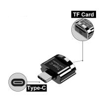 ราคา ECILY เครื่องอ่านบัตร TF ไมโครการ์ด SD เป็นไมโคร USB ชนิด C อะแดปเตอร์ OTG การ์ดความจำไปยัง USB C ความเร็วสูงสำหรับ Macbook Xiaomi Samsung I Phone (18174910969)