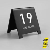 ราคา WHPH shop ป้ายเลขโต๊ะ ป้ายตั้งโต๊ะ ป้ายเบอร์โต๊ะ ร้านอาหาร ร้านกาแฟ คุณภาพงานส่งออก (21258461090)